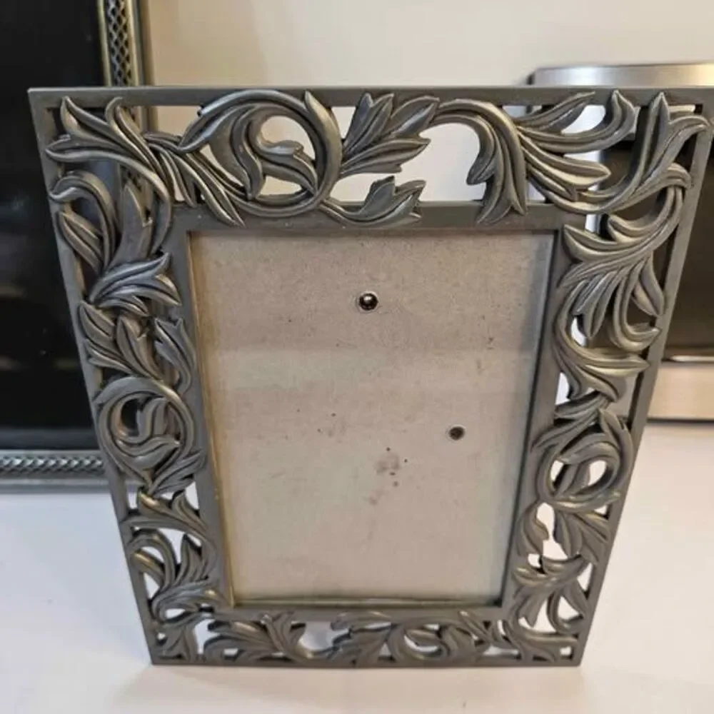 Assorted Silver Metal Picture Frames - Set of 3